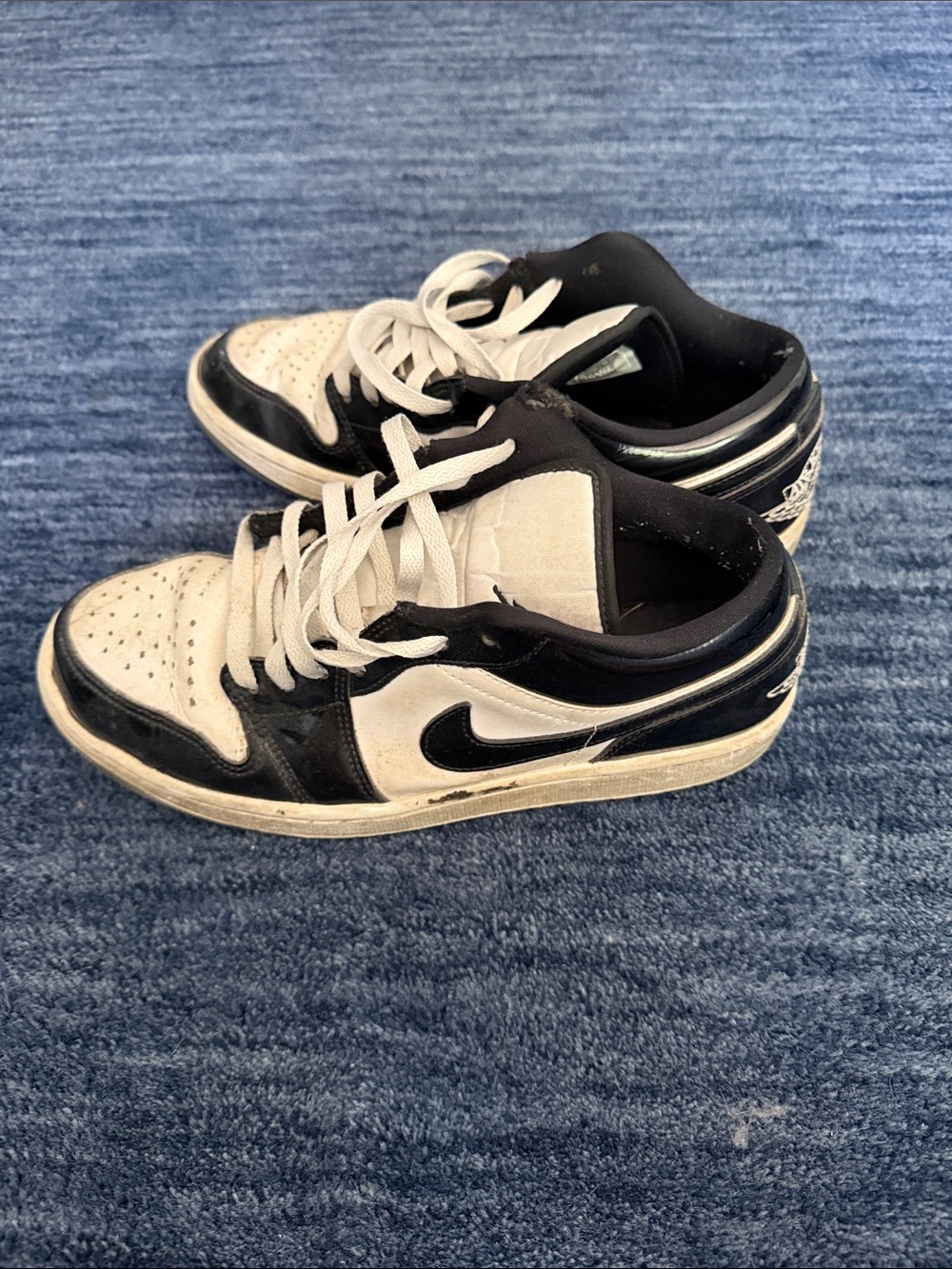 Nike Black and White Low-Top Sneakers